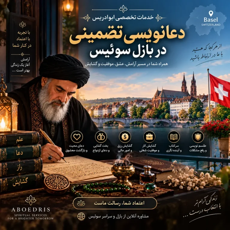 دعانویسی تضمینی در بازل سوئیس