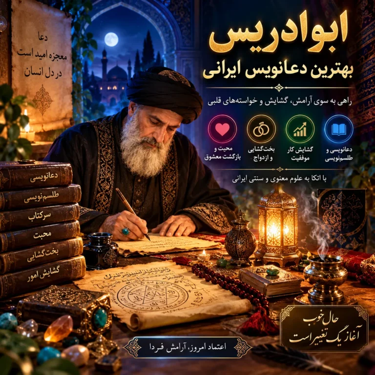 ابوادریس بهترین دعانویس ایرانی